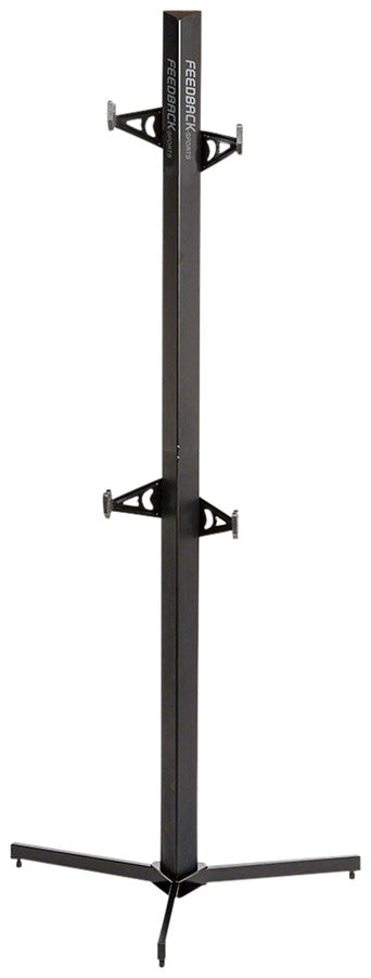 Feedback Sports Velo Cache Display Stand - 2-Bike Free-Standing Black