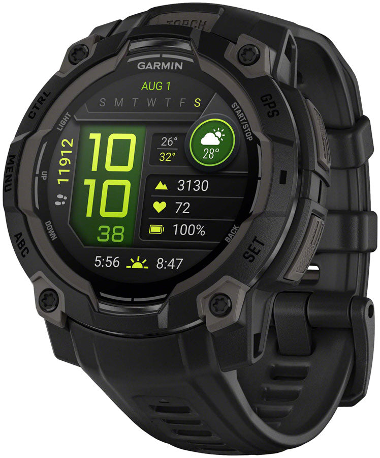Garmin Instinct 3 GPS Smartwatch - 45mm AMOLED Black/Black