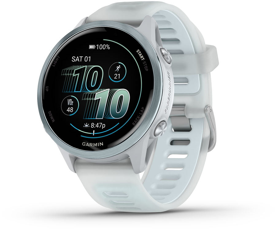Garmin Forerunner 570 SmartWatch - 42mm Whitestone/Cloud Blue