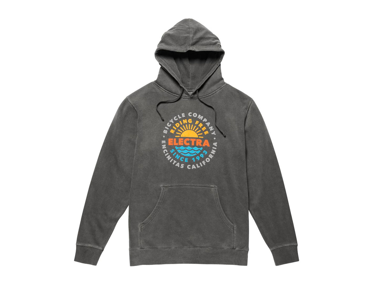 Shirt Electra Ride Free Hoodie Unisex Medium Charcoal