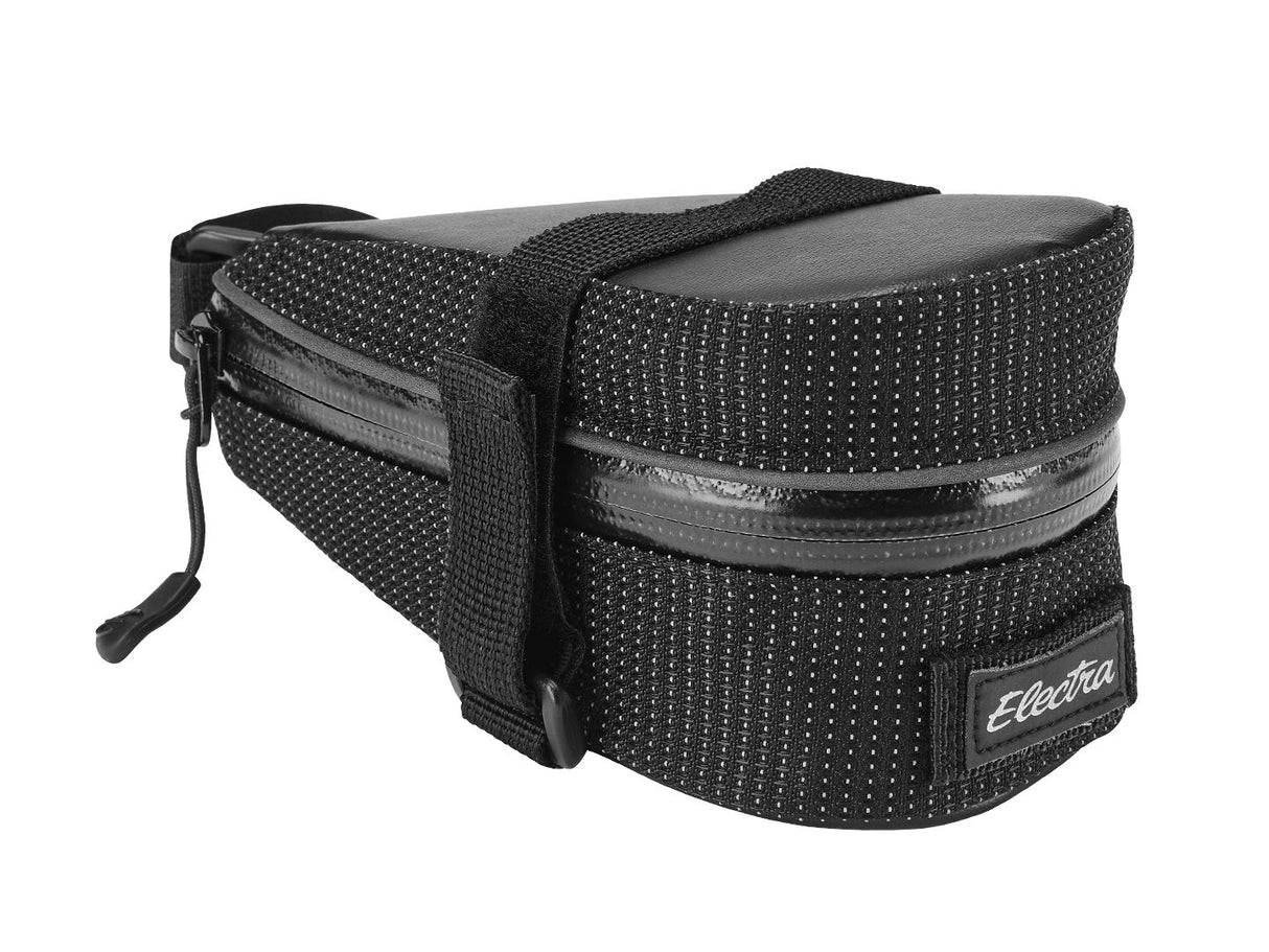 Electra Saddle Reflective Charcoal Bag