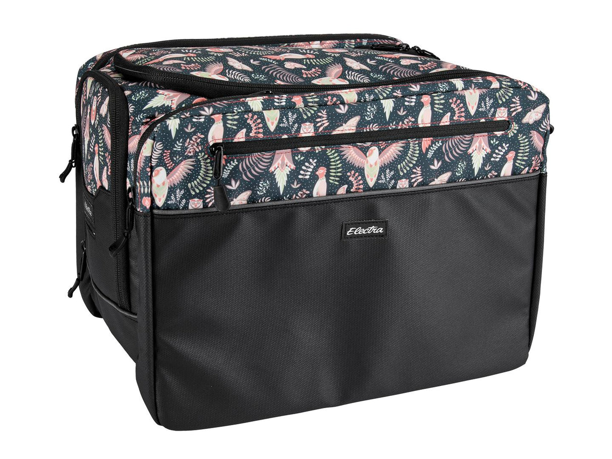 Electra Trunk Rack Black with Fern Green Bag