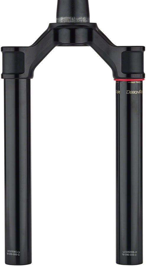 RockShox Crown/Steerer/Uppertube - Debonair 29 Boost 44 Offset Aluminum Taper BLK Ano SID SL Ultimate 32mm 100-110mm - D1 2024+
