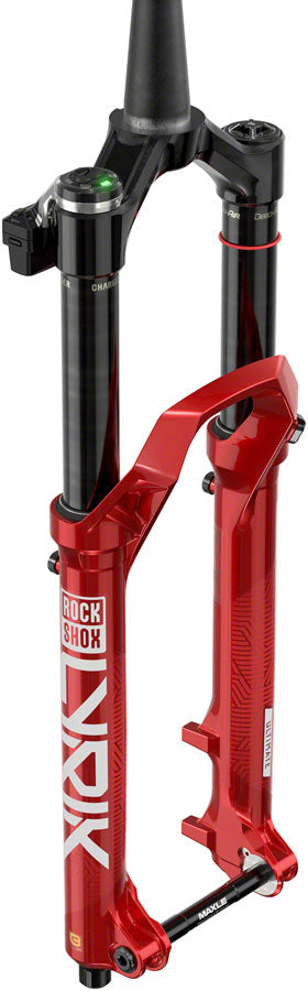 RockShox Lyrik Ultimate Flight Attendant Charger 3.1 Suspension Fork - 29" 160 mm 15 x 110 mm 44 mm Offset Electric Red A3
