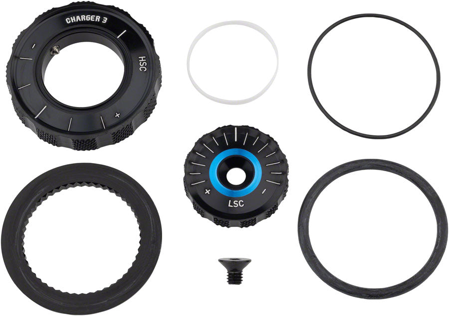 RockShox Compression Damper Knob Kit - Crown Charger 3 RC2 ZEB Select+/Ultimate A2+ 2023+