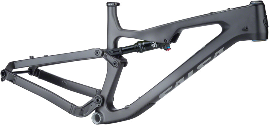 Salsa Rustler Carbon Frame - 27.5" Carbon Black/Gray Fade X-Large