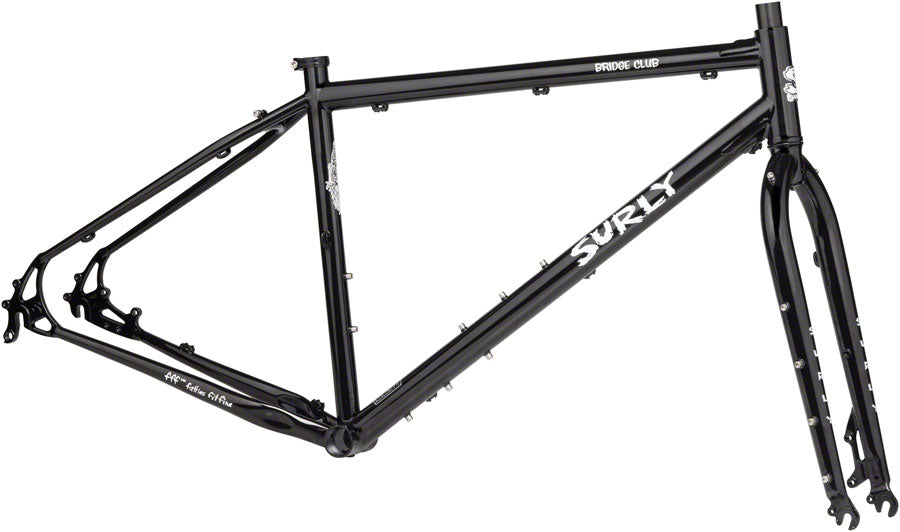 Surly Bridge Club Frameset - 27.5" Steel Trevor's Closet Black X-Small