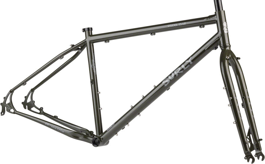 Surly Bridge Club Frameset - 27.5"/700c Steel Majestic Moss X-Small