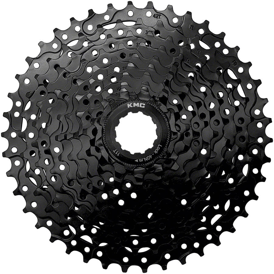 KMC REACT Cassette - 10-Speed 11-42t HG Driver Compatible Black