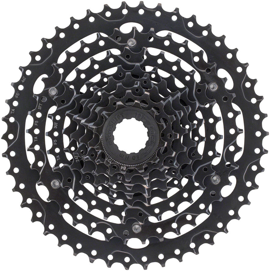 microSHIFT Acolyte Cassette - 8 Speed 12-46t Black ED Coated