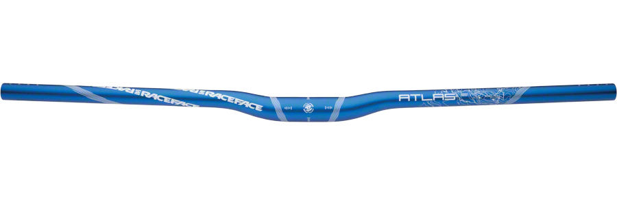 RaceFace Atlas Riser Handlebar 31.8 x 785mm 1/2" Rise Blue