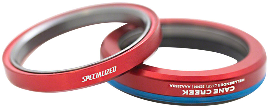 Cane Creek Hellbender Lite Headset Bearing Upgrade Kit - Fits 2024 Specialized Epic WC/Stumpjumper 15 49.5/40.5 Upper | 52/40 Lower