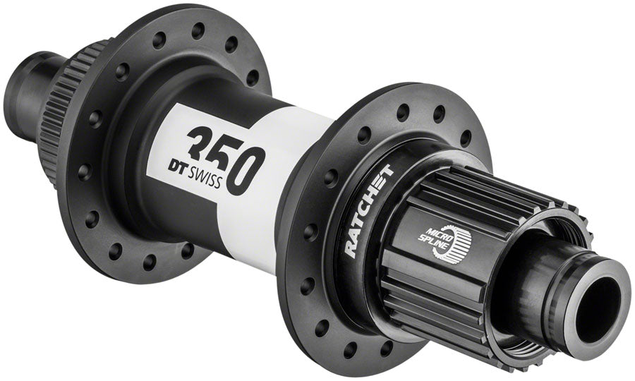 DT Swiss 350 Rear Hub - 12 x 142mm Center-Lock Micro Spline Black 24H 36pt