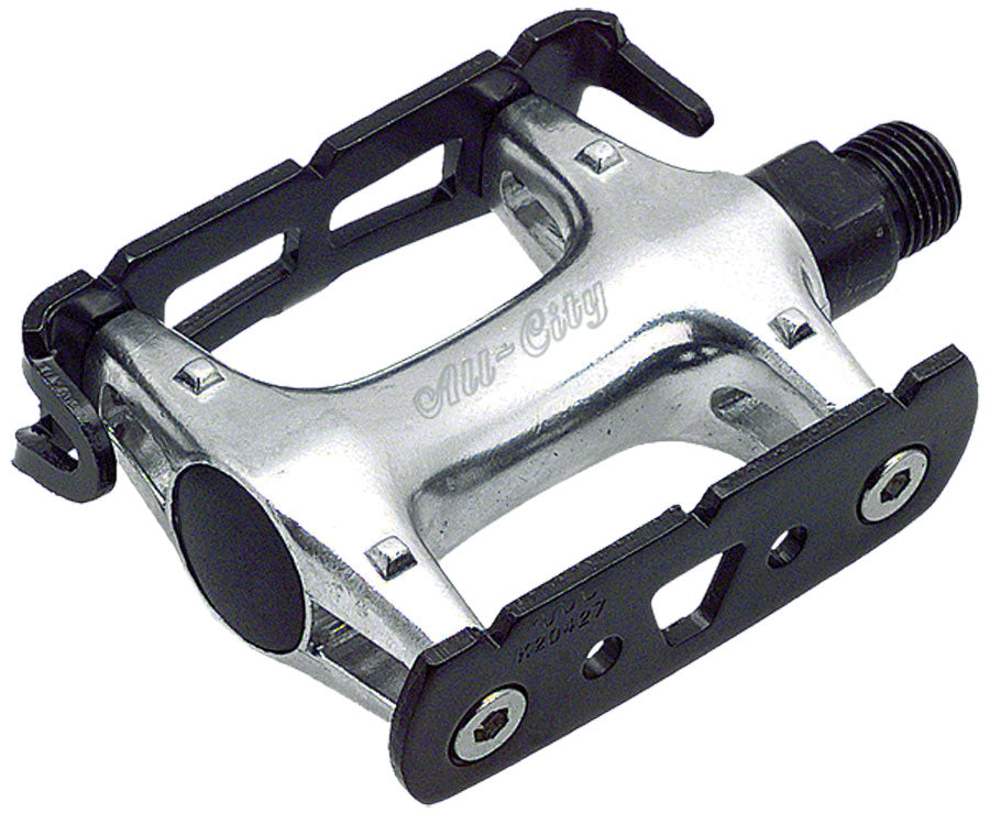 All-City Standard Track Pedals -9/16" Black/Silver