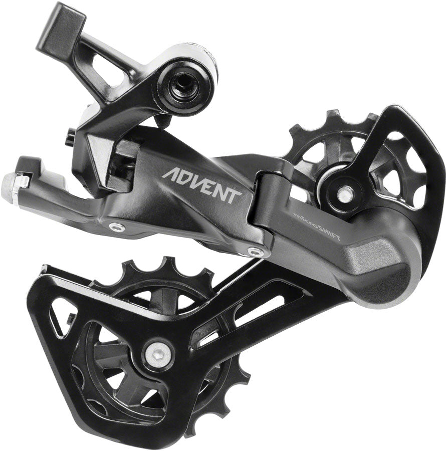 microSHIFT ADVENT RD-M619M-B Rear Derailleur - 9-Speed Medium Cage Black