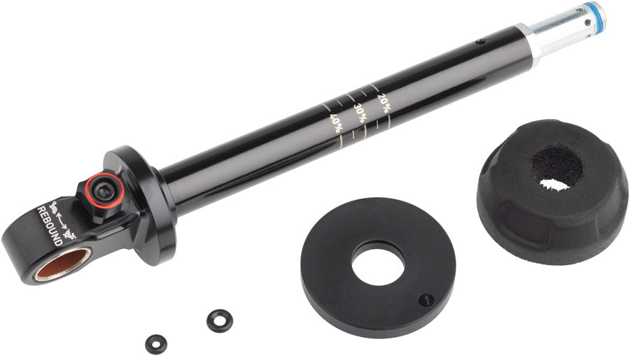 RockShox Rear Shock Damper Shaft Assembly - Super Deluxe Coil Standard Shaft Eyelet 65mm A1-A2