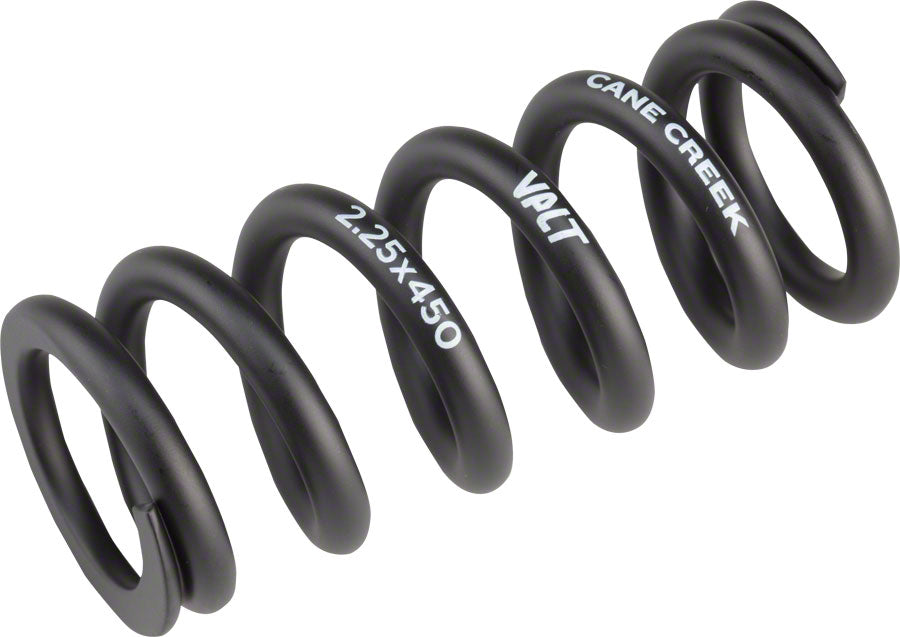 Cane Creek VALT Lightweight Steel Spring Coil Shock 2.25"/57mm x 450lbs BLK