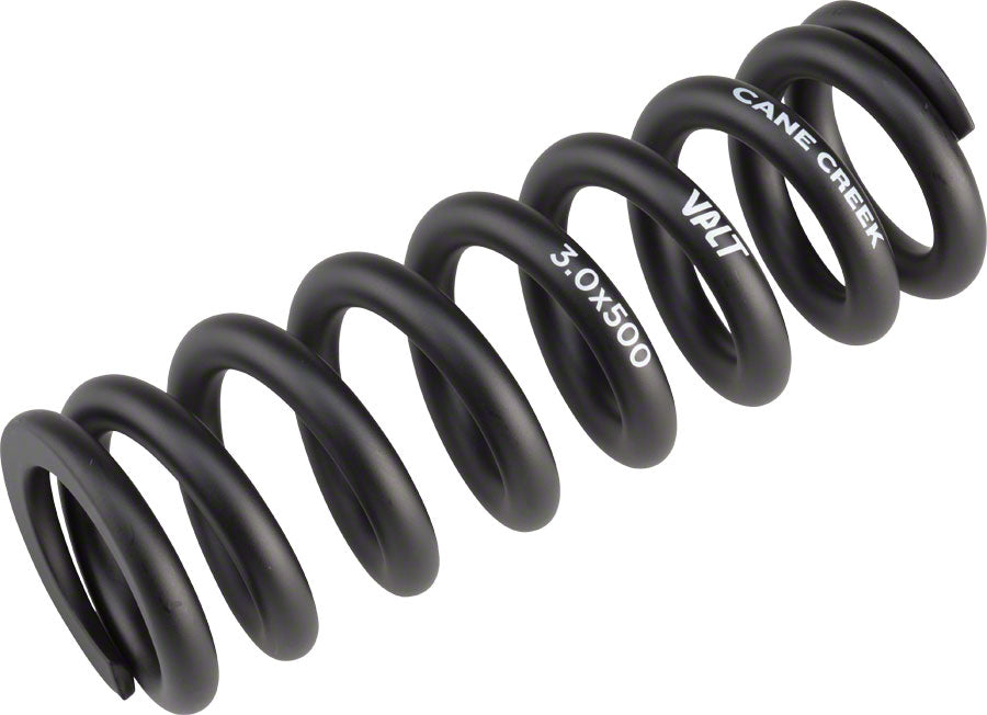 Cane Creek VALT Lightweight Steel Spring Coil Shock 3.00"/76mm x 500lbs BLK