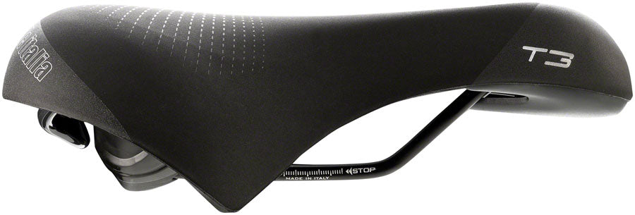 Selle Italia T 3 Flow Saddle - Fec Alloy Black S2
