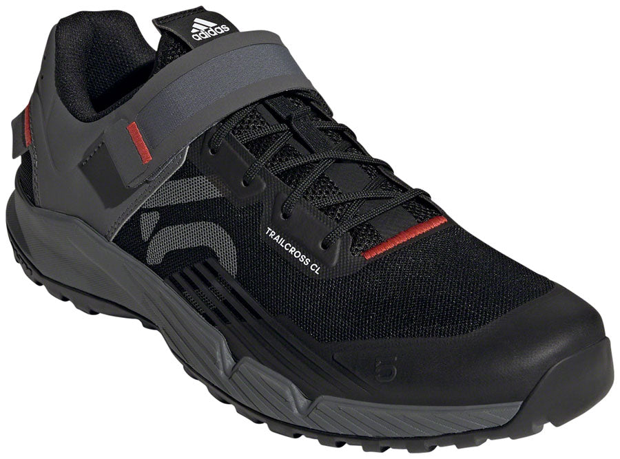 Five Ten Trailcross Mountain Clipless Shoes - Men's Core BLK/Gray Three/Red 6.5