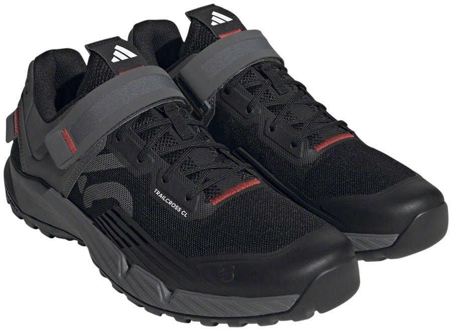 Five Ten Trailcross Mountain Clipless Shoes - Men's Core BLK/Gray Three/Red 9