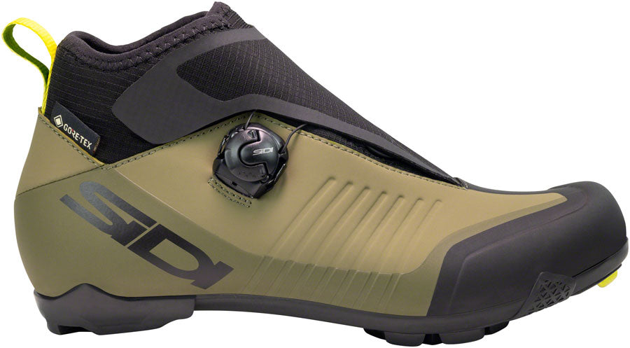 Sidi Hiemx Cycling Boot - Black/Green Olive 40 Millenium Fit
