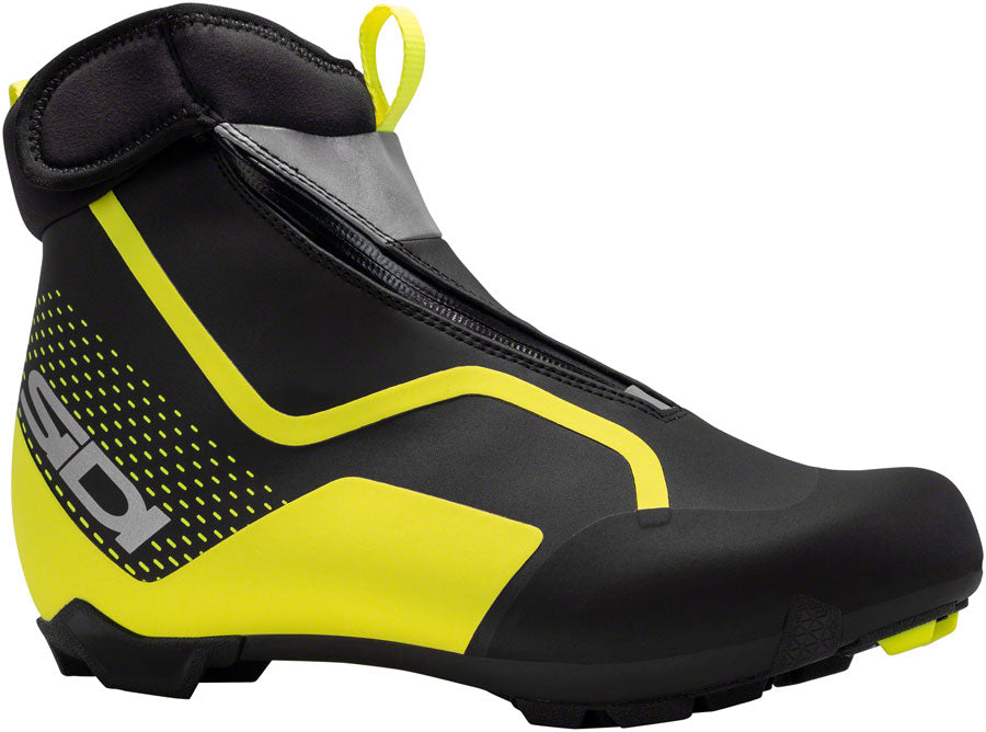 Sidi Algor Primaloft Cycling Boots - BLK/YLW Fluorescent Size 40 Millenium Fit