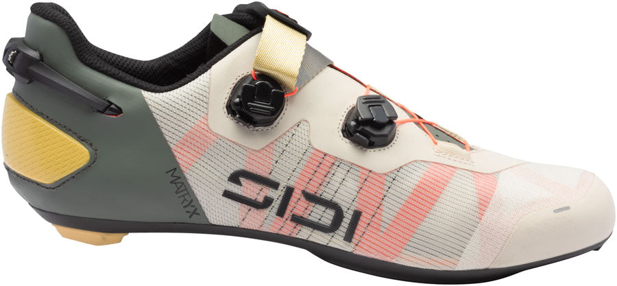 Sidi Wire 3 Road Shoes - Mens Sand Coral Fluo 41