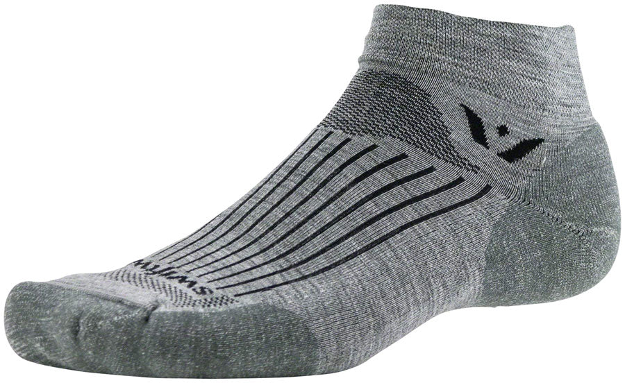Swiftwick Pursuit Ankle Socks - Heather Large