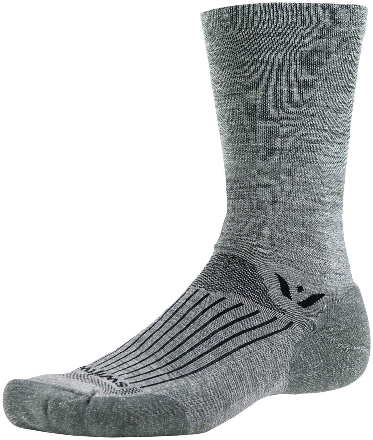 Swiftwick Pursuit Seven Wool Socks - 7" Heather Medium