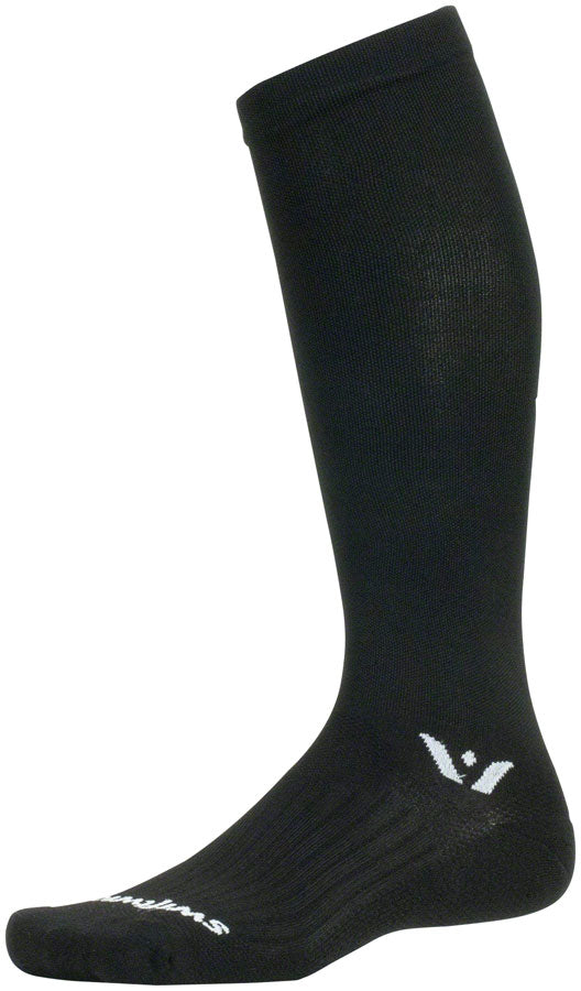 Swiftwick Aspire Knee High Socks - 12" Black Medium