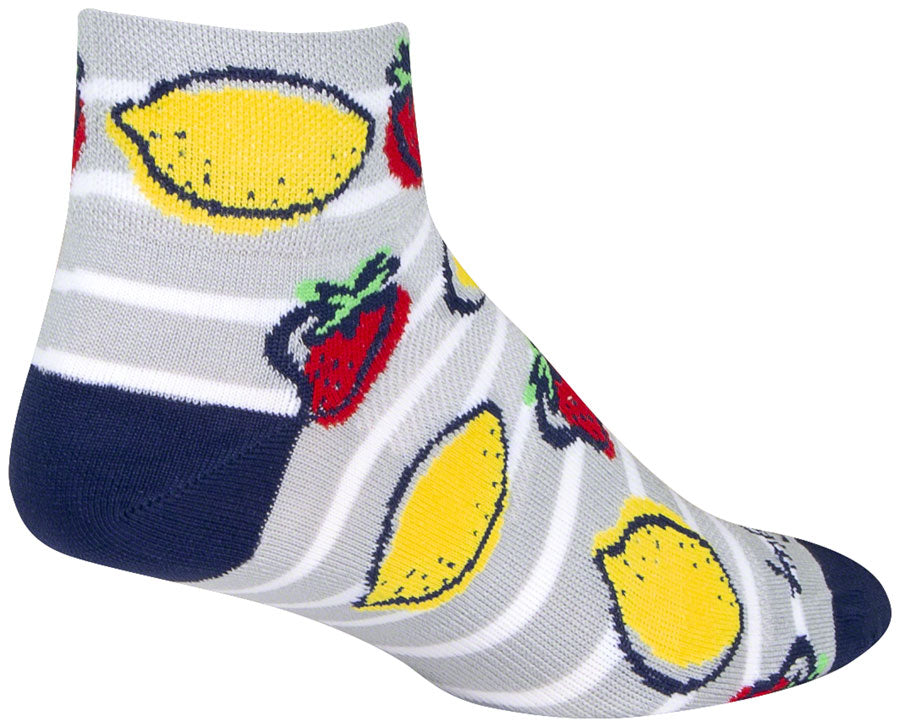 SockGuy Classic Low Lemonade Socks - 2" Women's Small/Medium