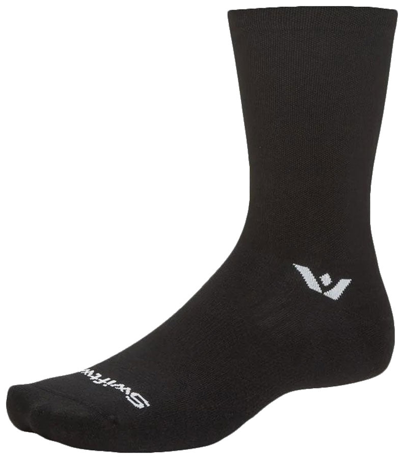 Swiftwick Aspire Crew Socks - Circuit Black XLarge