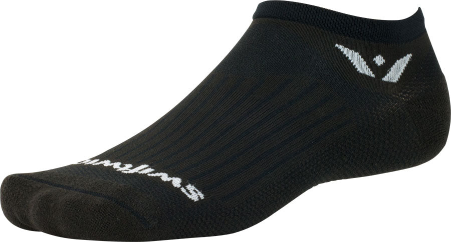 Swiftwick Aspire Zero Socks - No Show Black Large