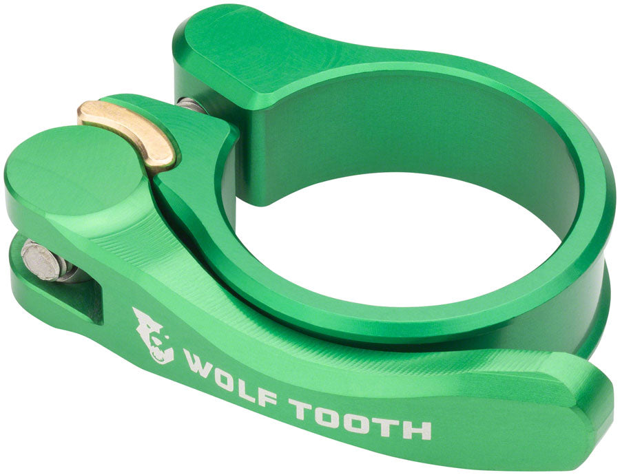 Wolf Tooth Components Quick Release Seatpost Clamp - 31.8mm QR Green