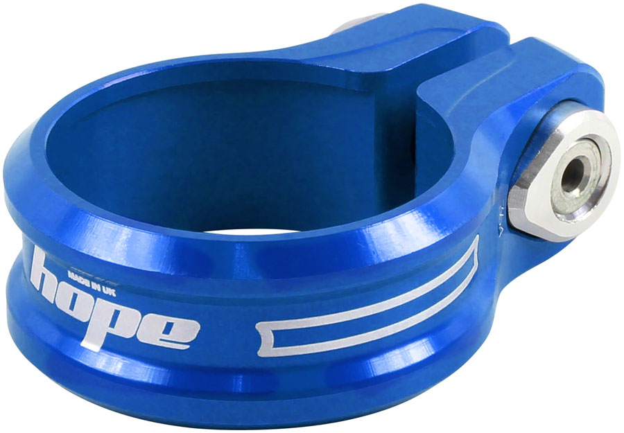 Hope Seatpost Clamp - 36.4mm Bolt-On Blue