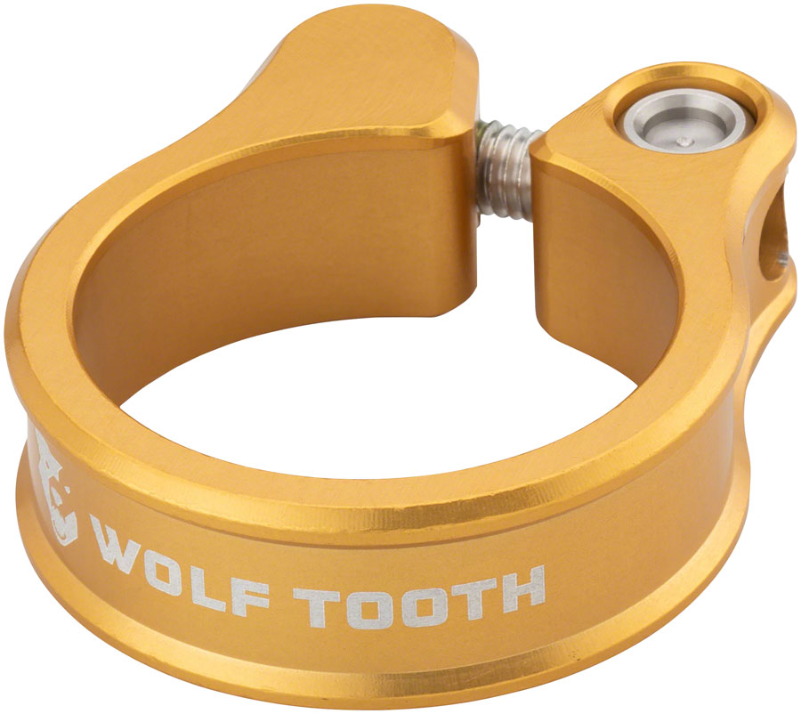 Wolf Tooth Seatpost Clamp - 31.8mm Bolt-On Gold