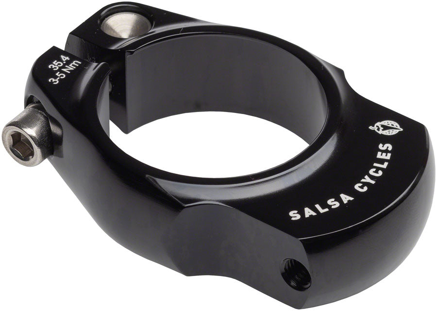 Salsa Rack-Lock Seatpost Clamp - 35.4mm Bolt-On Black