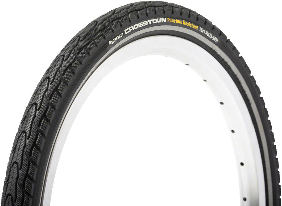 Panaracer CrossTown Tire - 16 x 1-3/8 Clincher Wire Black/Black
