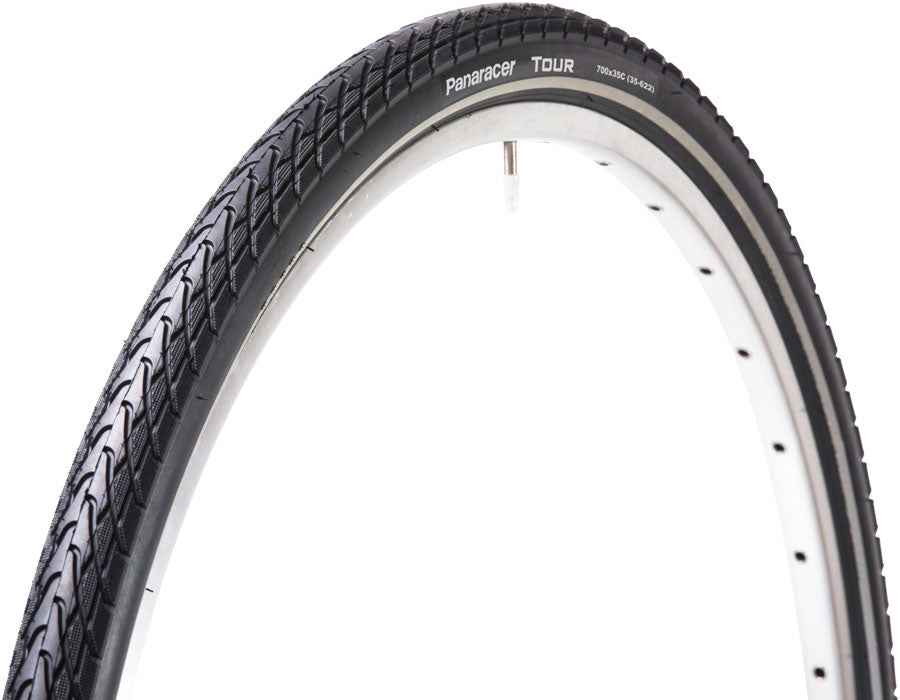 Panaracer TourGuardPlus Tire - 700 x 32 Clincher Wire Black/Reflective