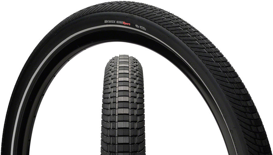 Kenda Kwick Nine Tire - 29 x 2.2 Clincher Wire Black/Reflective 60tpi KS