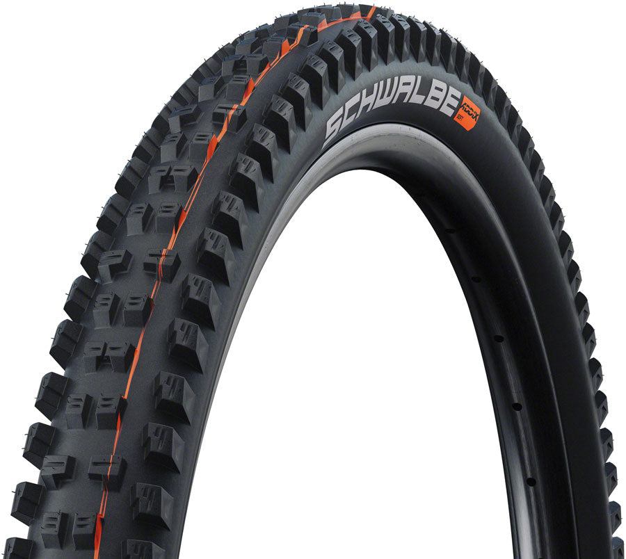 Schwalbe Tacky Chan Tire - 29 x 2.40 Tubeless Folding BLK Evolution Line Super Trail Addix Ultra Soft E-50