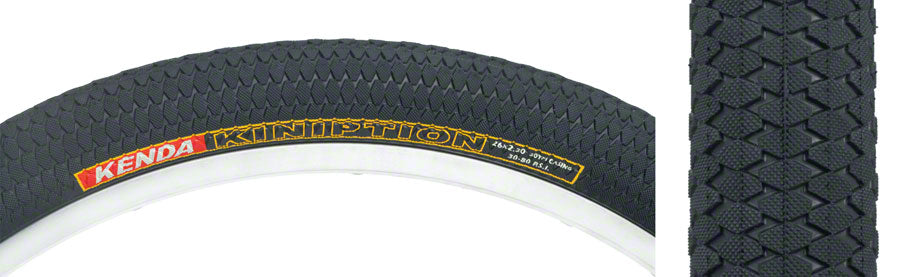 Kenda Kiniption Tire - 26 x 2.3 Clincher Wire Black 30tpi