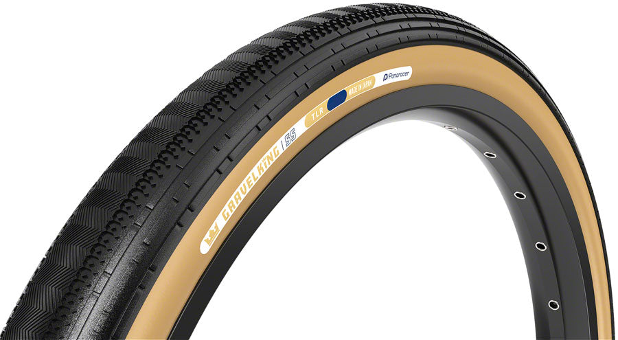 Panaracer GravelKing SS Tire - 700 x 30 Tubeless Folding Black/Brown