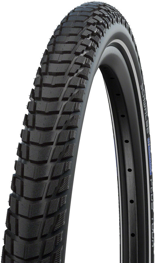 Schwalbe Marathon Plus Tour Tire - 26 x 2.0 Clincher Wire BLK/Reflective Performance Line SmartGuard Addix E-50