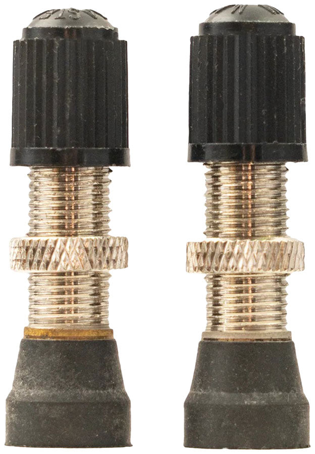 Stan's Tubeless Universal Valve Stems - Brass Regular Schrader Pair