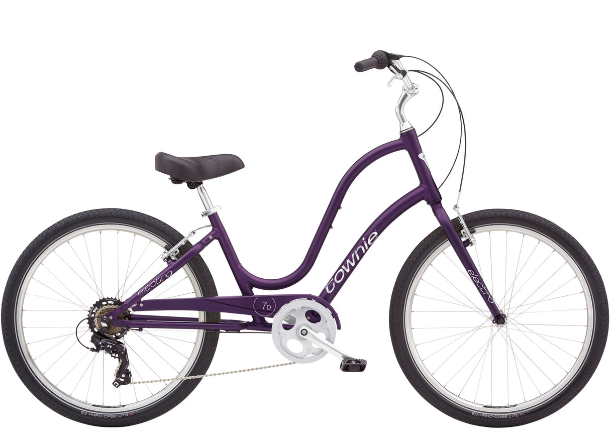 Electra Townie 7D Step-Thru - MATTE VIOLET 26" WHEEL