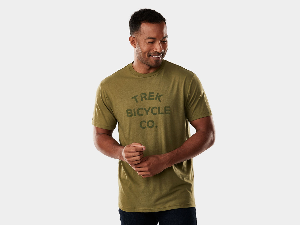 Trek Bicycle Tonal Tee XX-Large Olive Shirt