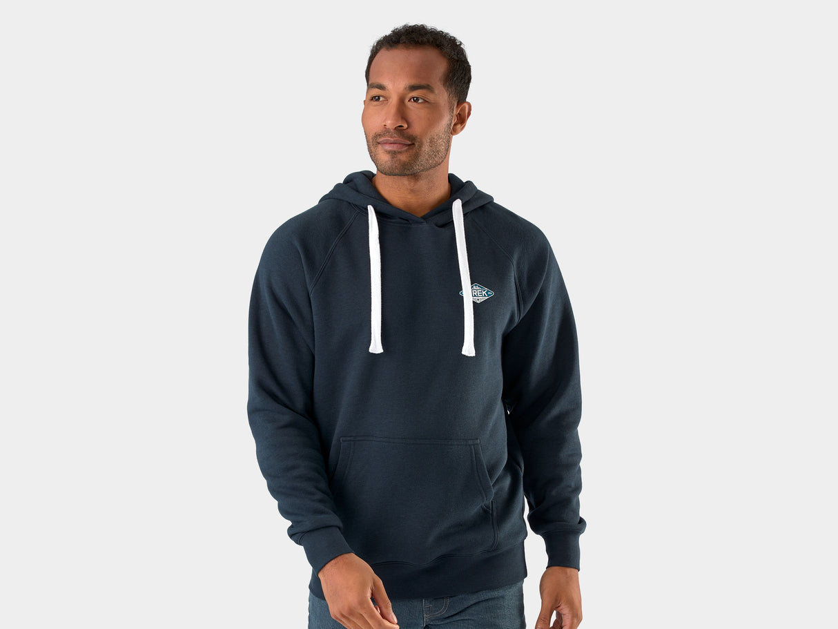 Trek Diamond Patch Hoodie Medium Midnight Navy Shirt