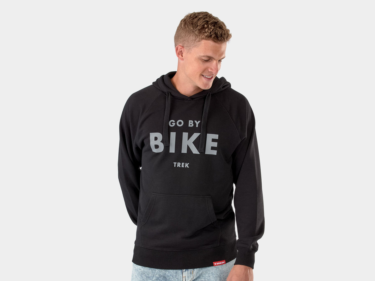 Trek Go By Bike Hoodie Medium Black Shirt
